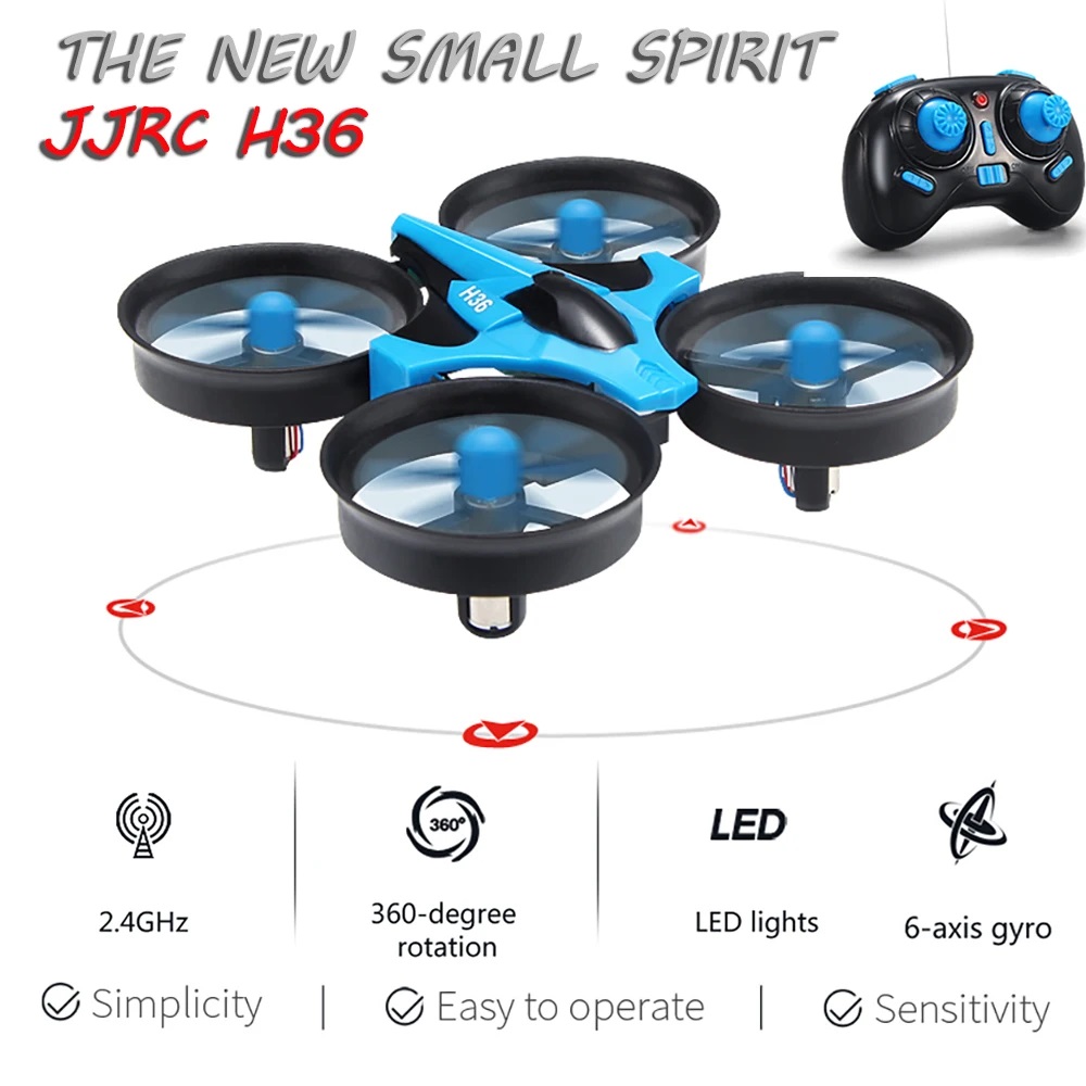 JJRC H36 Mini Drone 4ch 6-Axis - Drone Kit Tricopter recension och pris